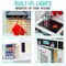 Lil' Jumbl Small Wooden Pretend Play Kitchen Set for Kids with Stovetop, Oven, and Interactive Features